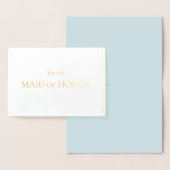 Day-of-Note voor mijn Maid of Honor Folie Kaarten (Display)