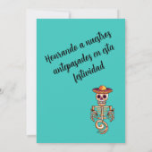 Day of the Dead Bedankkaart (Achterkant)