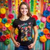 Day of the dead, Blooming in memory T-shirt