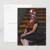 Day Of The Dead Celebration Feestdagenkaart (Voorkant / Achterkant)