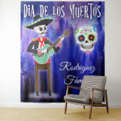 Day of the Dead Dia de Los Muertos Fotobackdrop Wandkleed (In situ)