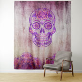 Day of the Dead Dia de Los Muertos Fotobackdrop Wandkleed (In situ)