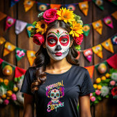 Day of the dead, immortal elegance t-shirt