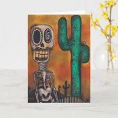 Day of the Dead Kaart (Gele Bloem)