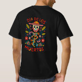 Day of the dead, Mexican holiday T-shirt (Achterkant)