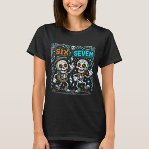 Day of the Dead Pixel Art Nummer 67 T-shirt - Retr