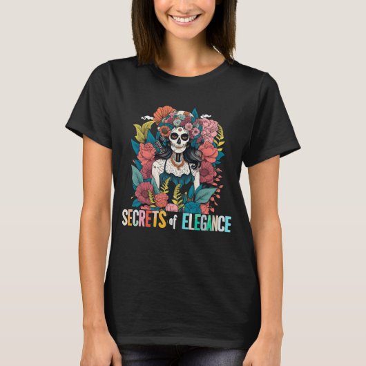Day of the dead, Secrets of elegance T-shirt (Voorkant)