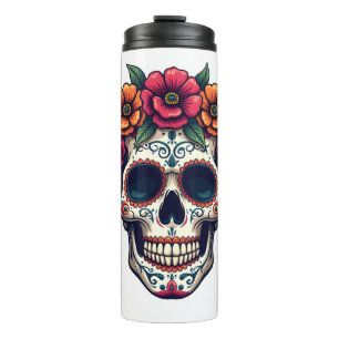 Day of the Dead Suikerschedel � Dia de los Muertos Thermosbeker