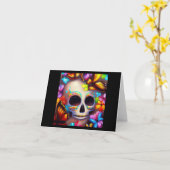 Day of the Dead Vlinders 1 Kaart (Gele Bloem)