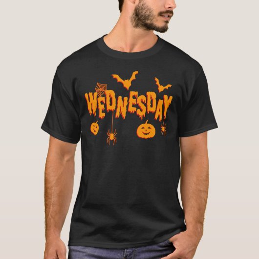 Day Of The Week Easy Group Halloween Costume Wedne T-shirt (Voorkant)