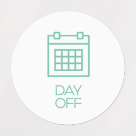 Day Off Planner / Organizer Sticker / Labels