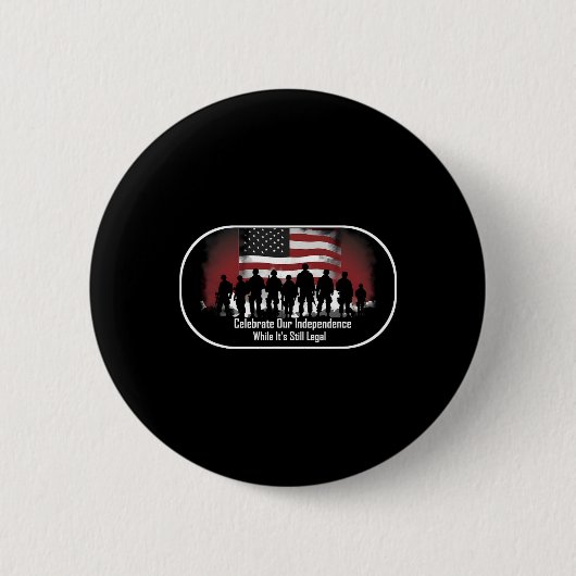 Day Proud American Ronde Button 5,7 Cm (Voorkant)