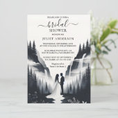 Day River Rain Cloud Smoky Mountain Vrijgezellenfe Kaart (Staand voorkant)