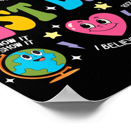 Day Rock De Test Testdag Motivatie Docent Poster (Hoek)