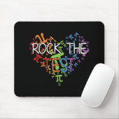 Day Rock The Test Teacher Testing Day Rainbow Teac Muismat (Met muis)