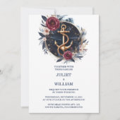 Day Rope Knot Bootschip Marine Blauw Nautische Bru Kaart (Voorkant)