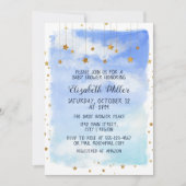 Day Sky met Baby shower-invitatie van Bright Stars Kaart (Voorkant)