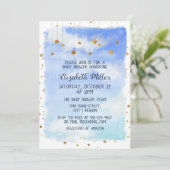 Day Sky met Baby shower-invitatie van Bright Stars Kaart (Staand voorkant)