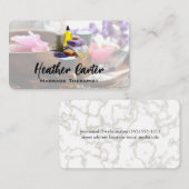 Day Spa | Badzout Oliën en kruidenzepen Visitekaartje (Voorkant / Achterkant)