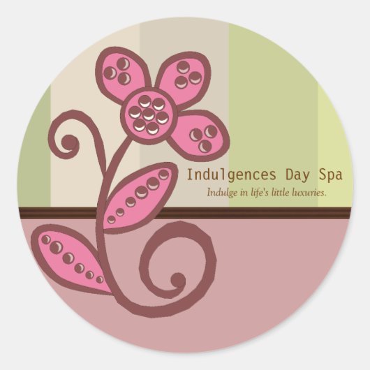 Day Spa Business Sticker (Voorkant)
