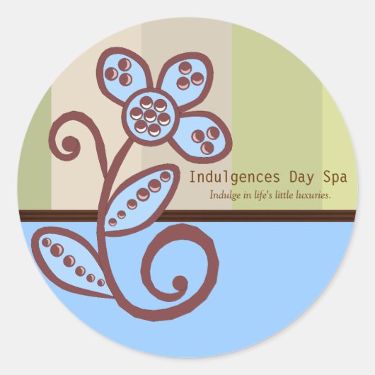 Day Spa Business Sticker (Voorkant)