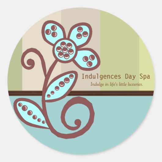 Day Spa Business Sticker (Voorkant)