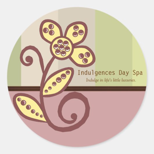 Day Spa Business Sticker (Voorkant)