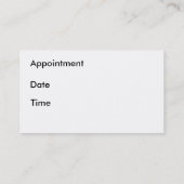 Day Spa-kaart Afsprakenkaartje (Achterkant)