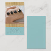 Day Spa | Visitekaartje massagetherapie Afsprakenkaartje (Voorkant / Achterkant)