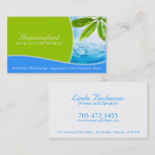 Day Spa-Visitekaartje Visitekaartje (Voorkant / Achterkant)