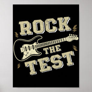 Day Teacher Rock De Test Gitaar Teacher Testen D Poster