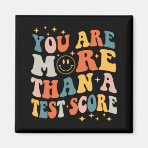 Day Teacher Shirt Je bent meer dan een test score Magneet