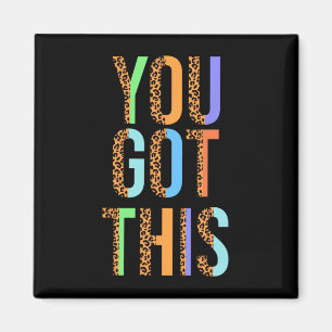 Day Teacher Shirt Je hebt deze geschenken voor vro Magneet