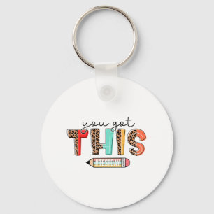 Day Teacher Shirt Je hebt deze geschenken voor vro Sleutelhanger