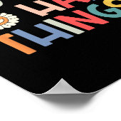 Day Teacher Shirt Je kunt Harde Dingen Vrouwen Kin Poster (Hoek)