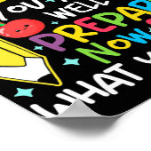 Day Teacher Show Wat je weet Testing Day Teach W Poster (Hoek)