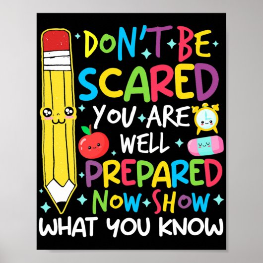 Day Teacher Show Wat je weet Testing Day Teach W Poster (Voorkant)