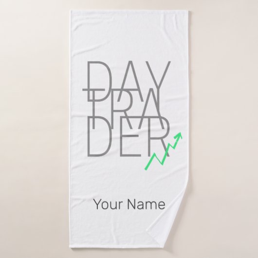 Day Trader en Cryptocurrencies Beurs Badhanddoek (Badhanddoek)