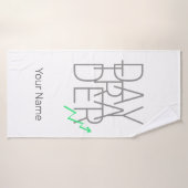 Day Trader en Cryptocurrencies Beurs Badhanddoek (Badhanddoek)