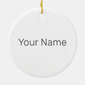 Day Trader en Cryptocurrencies Beurs Keramisch Ornament (Achterkant)