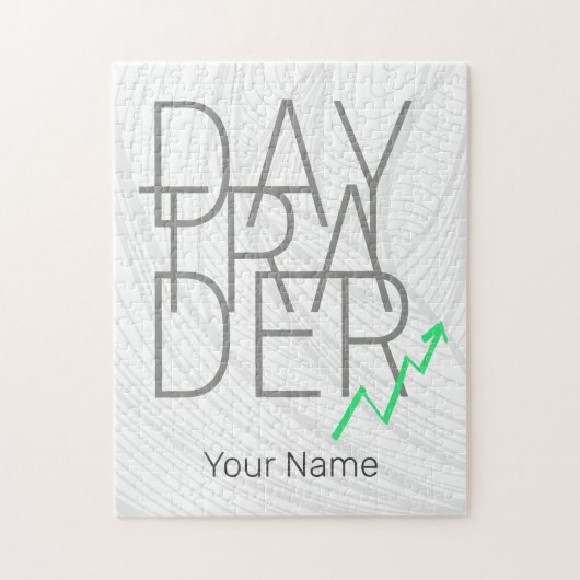 Day Trader en Cryptocurrencies Beurs Legpuzzel (Verticaal)