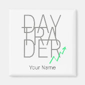 Day Trader en Cryptocurrencies Beurs Magneet (Voorkant)