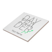 Day Trader en Cryptocurrencies Beurs Tegeltje (Zijkant)