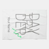 Day Trader en Cryptocurrencies Beurs Theedoek (Horizontaal)