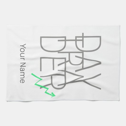 Day Trader en Cryptocurrencies Beurs Theedoek (Horizontaal)