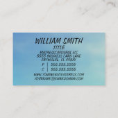 Day Trader Schilderachtig Buffalo Achtergrond Visitekaartje (Achterkant)