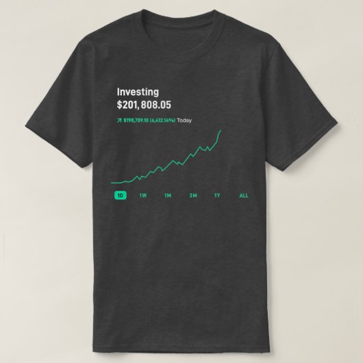 Day Trading Winner Robinhood T-shirt (Design voorkant)