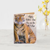 Day_ van de gelukkige Vader Kaart (Gele Bloem)