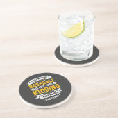 Day Without Baseball is Like. Just Kidding Zandsteen Onderzetter (Zijkant)