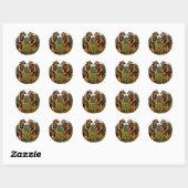 DAYAK BORNEO RIJSTBOEREN STAMLEVEN STICKER (Vel)